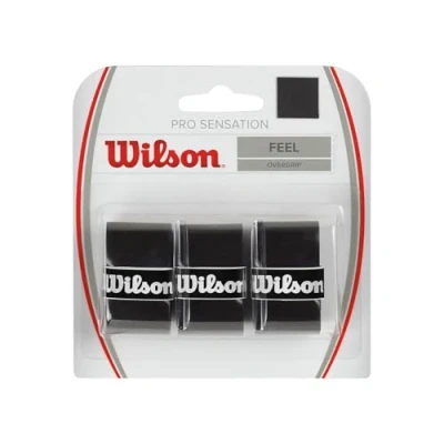 Imagen de Wilson Pro Sensation, Overgrips Raqueta Unisex Adulto, Negro, 3 Pack