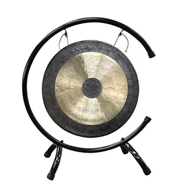 Imagen de Tam Gong Whood Chau con el soporte de madera y batidor tradicional china Fengshui Gongs (Size : 40cm/15.7inch)