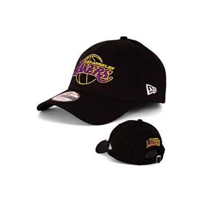 Imagen de New Era Gorra para hombre, edición limitada, con bordado adicional del equipo en la parte trasera, de NFL, NBA, MLB, 9Forty ajustable los Yankees, Bulls, Dodgers, Lakers, Sox Black V3 Navaja única