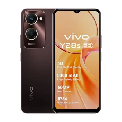 Imagen de vivo Y28s Smartphone 5G, 4GB RAM+128GB ROM, Cámara Principal de 50 MP, 5000mAh Batería, 6.56&quot; 90Hz TFTLCD, IP54 Resistencia al Polvo y Agua, Diseño Curvado 2.5D, Doble Sim,Android 14, Marrón