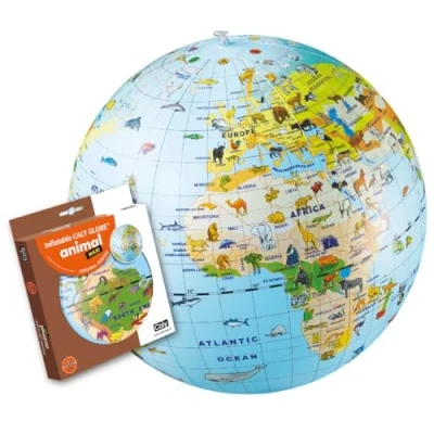Imagen de CALY Inflatable globe &quot;Animals&quot; 50cm 049B