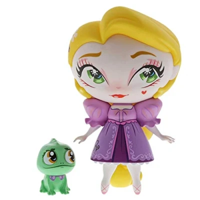 Imagen de Disney by Miss Mindy, Figura de Rapunzel y Pascal &quot;Enredados&quot;, para coleccionar, Enesco