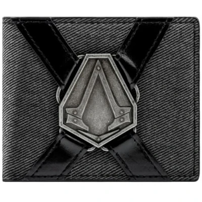 Imagen de Lineage Assassin&#039;S Creed Syndicate Revolución Emblema Billetera/Cartera Bi Fold Bolsillo para Monedas &amp; Porta Tarjetas, Gris
