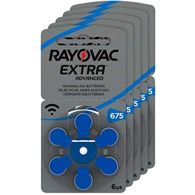 Imagen de RAYOVAC Batería para audífonos (675, 1,45 V, 640 mAh)