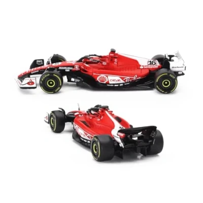 Imagen de Ferrari SF 23 GP Las Vegas Charles Leclerc Nr 16 Temporada 2023 Fórmula 1 F1 escala 1/43 Modelo Auto DieCast BBurago 36836