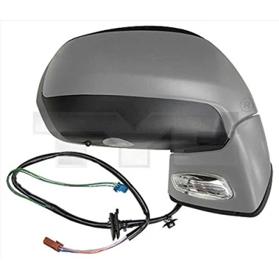 Imagen de Espejo retrovisor Tyc 305 0123 derecha imprimado para ajuste elect. espejo, con sensor de temperatura, convexo, calefactable