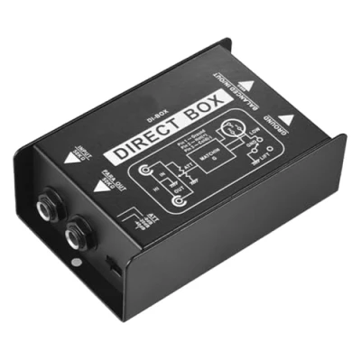 Imagen de Corghd caja pasiva directa de un solo canal pasivo DI Box inyección equilibrada y desequilibrada, aislador audio señal