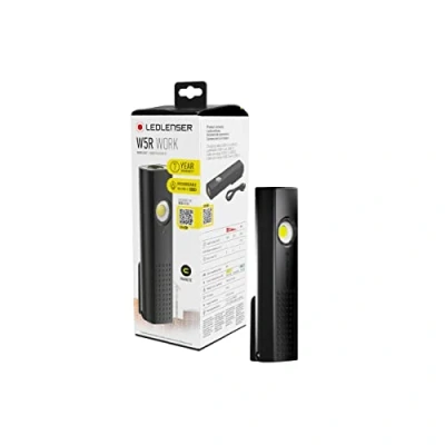 Imagen de Ledlenser W5R Work luz LED portátil, gancho magnético, linterna brillante de 600 lúmenes, herramientas taller, trabajo, manuales inspección, LED, lámpara