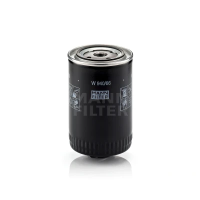 Imagen de MANN FILTER W 940/66 Filtro de aceite 3/4 16 UNF con válvula bloqueo retorno enroscable AUDI: A4 B7 Berlina, B8 B5 Berlina