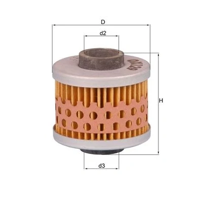 Imagen de MAHLE ORIGINAL OX 129 Filtro de aceite Cartucho filtrante
