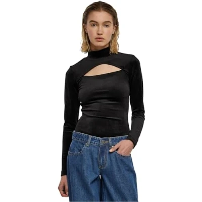 Imagen de Urban Classics Cutout Turtleneck Body, Mujer, Talla: XS, Black