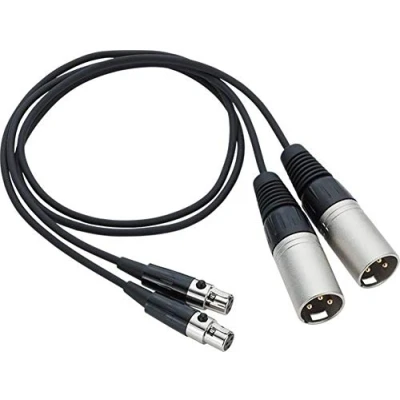Imagen de Zoom TXF 8 Balanced TA3 a XLR Cable, paquete de 2, para la grabadora campo F8n y otros dispositivos, hembra Mini macho tamaño completo