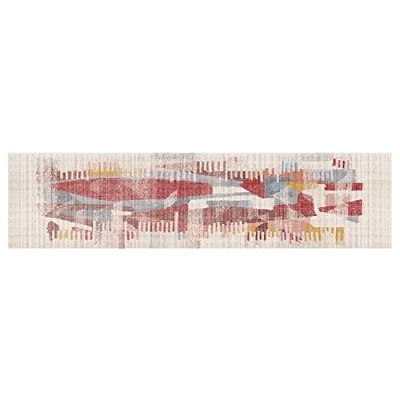 Imagen de Alfombra DKD Home Decor Acabado Envejecido Poliéster Multicolor (60 x 240 0,7 cm)