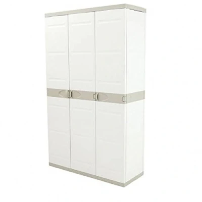 Imagen de Plastiken 0005675 Titanium Armario, Beig, 105 cm 3 Puertas, x 44 176