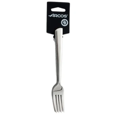 Imagen de Arcos Serie Toscana Juego de Tenedores para Postre (3 tenedores) Monoblock una pieza en Acero Inoxidable 18/10 y 180 mm Color Plata