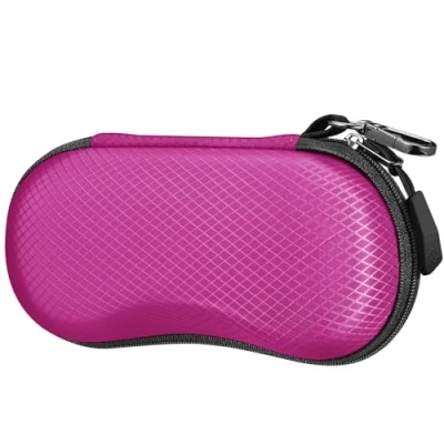 Imagen de Fintie Funda Gafas de Sol, Portátil Estuche Rigida con Clip y Cremallera para Mujeres Hombres