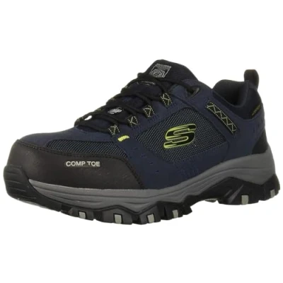 Imagen de Skechers Greetah Zapato de seguridad para hombre, marino, 39.5 EU