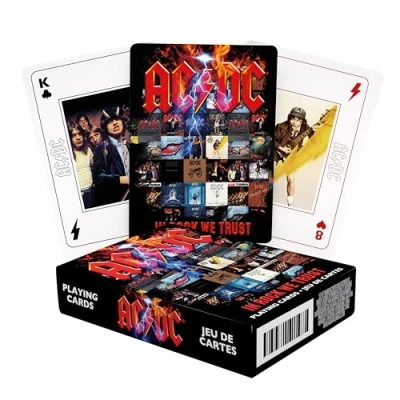 Imagen de AQUARIUS AC/DC in Rock NOI Confati Juego de 52 Cartas Jolly