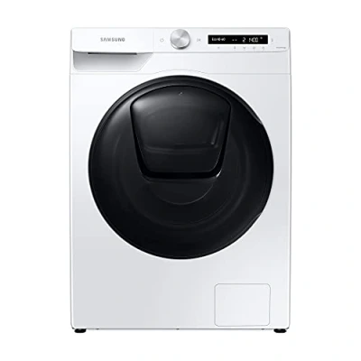 Imagen de Samsung WD81T554ABW/S2 Secador de lavado (8 + 5 kg, eficiencia energética: C/E (W/W+D), 1400 rpm, espuma activa, AddWash, WiFi, AirWash, vapor higiénico, manchas intensas, nivel ruido A)