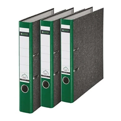 Imagen de Leitz 310315055 Juego de 3 archivadores (A4), color verde y gris