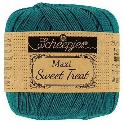 Imagen de Scheepjes 401 Oscuro Verde azulado Maxi Sweet Treat Hilo 10x25g