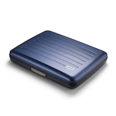 Imagen de ÖGON DESIGNS Cartera de Aluminio Smart Case V2 Large Compartimento Oculto para Monedas y Billetes Protección RFID Capacidad 10 Tarjetas