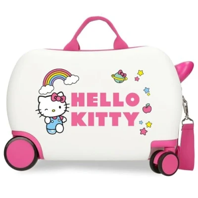 Imagen de Hello Kitty You Are Cute Maleta Infantil Blanco 45x31x20 cms Rígida ABS 24,6L 1,8 kgs 4 Ruedas Equipaje Mano