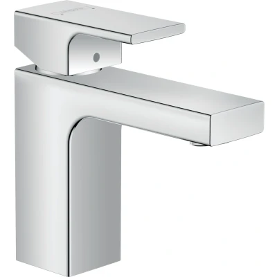 Imagen de hansgrohe Vernis Shape grifo lavabo con vaciador automático, monomando 95 mm, mezclador ahorro de agua (EcoSmart), cromo, 71561000