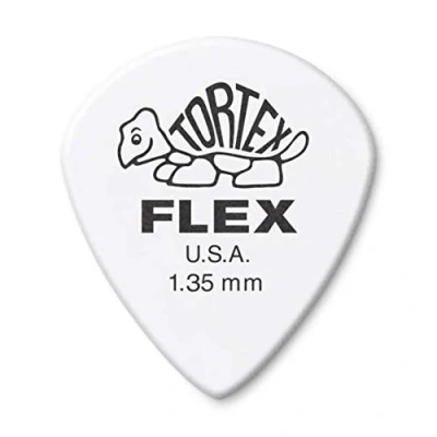 Imagen de JIM DUNLOP Púas 1,35mm Tortex Flex Jazz III Saco de 72