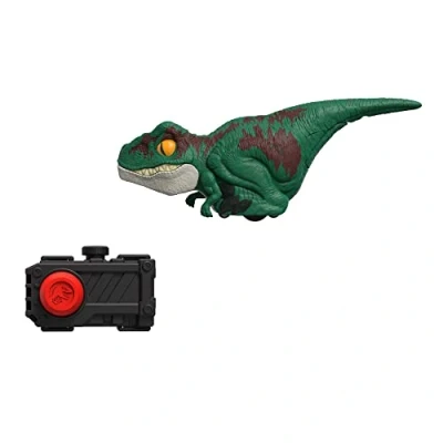 Imagen de Jurassic World Velociraptor Uncaged, dinosaurio de juguete con sensores y sonido (Mattel GYN41)