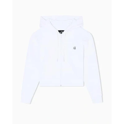 Imagen de Armani Exchange Sudadera con cremallera, Mujer, Talla: XS, Optic white