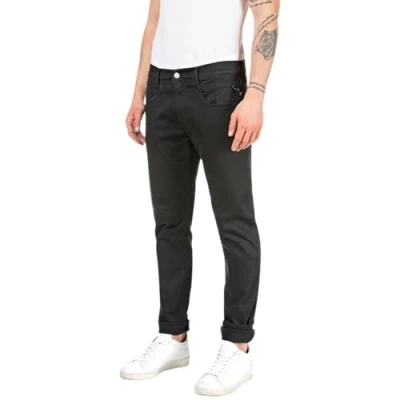 Imagen de REPLAY M914 Anbass Hyperflex Colour Xlite, Jeans Hombre, Negro (Black 040 2), 34W / 30L