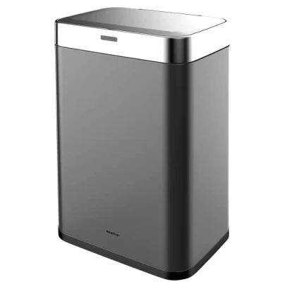 Imagen de Infiniton Papelera Inteligente BIN60 (Negro, 60 Litros, Cubo de basura con sensor automatico, Free Movement (sin cables))
