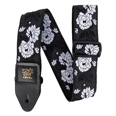 Imagen de Ernie Ball Classic Jacquard Guitar/Bass Strap Vanilla Rose