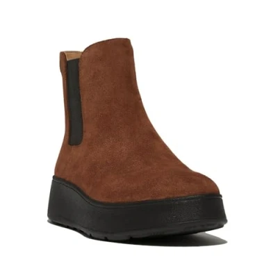 Imagen de Fitflop Botas Chelsea Planas de Gamuza F Mode, Mujer, marrón Intenso, 37 EU