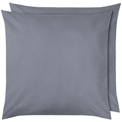 Imagen de Amazon Basics Funda de Almohada Microfibra, 2 Unidades, 80 x cm Gris Oscuro