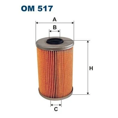 Imagen de FILTRON OM 517 Filtro de aceite Cartucho filtrante BMW: 5 Berlina, Touring, 7