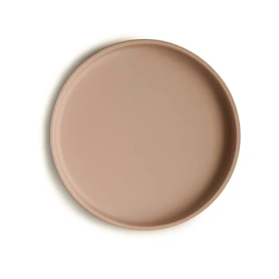 Imagen de mushie Platos de Silicona para Niños con Ventosa Antideslizante Accesorios Aprendizaje Bebés y Pequeños Resistente al Lavavajillas Microondas Natural