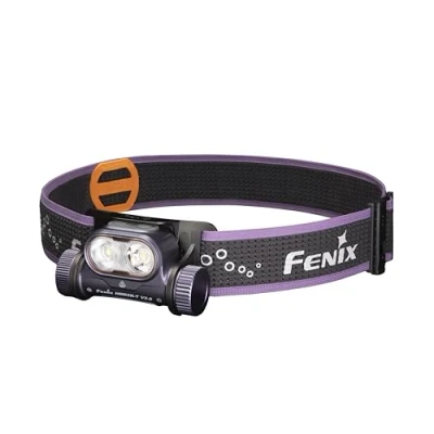 Imagen de FENIX HM65R T v2.0 Linterna frontal recargable ligera para correr y al aire libre 1600 lúmenes 170 m 300 horas máximo Diadema deportiva ajustable bidireccional Vigas blancas