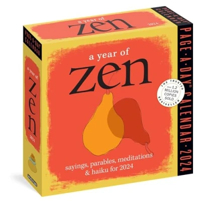 Imagen de Year of Zen Page A Day Calendar 2024: Sayings, Parables, Meditations &amp; Haiku for 2024