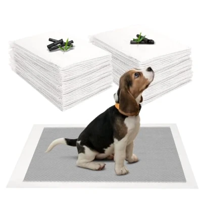 Imagen de JANUIXCO 40 Unidades Empapadores Perros 60 x cm Higiénica para carbón Control de Olor Superficie Secado Rápido, Transpirables