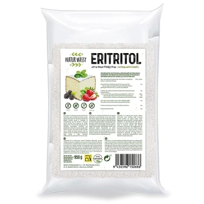 Imagen de Eritritol Edulcorante Natural, Sustituto Del Azúcar Zero Calorías, Endulzante KETO Premium. 100% Vegano, Apto Diabéticos Y Dietas, NO caries, En Bolsa