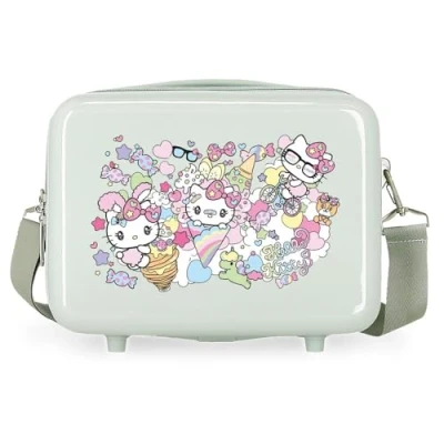 Imagen de Hello Kitty Harajuko Nececer Adaptable Verde 29x21x15 cms Rígido ABS 9,14L 0,8 kgs
