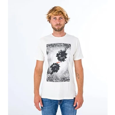 Imagen de Hurley U Oceancare Photoprint Tee, Camiseta Hombre, Marshmallow, M