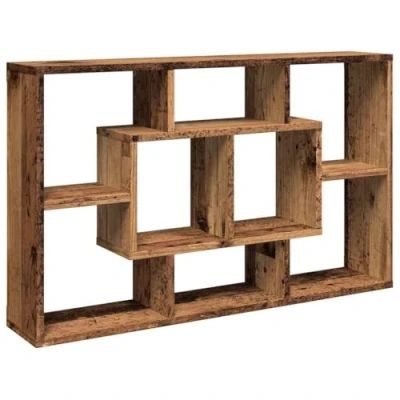 Imagen de vidaXL estantería Pared Madera contrachapada Vieja 85x16x52,5cm, Colgante, Flotante, Estante