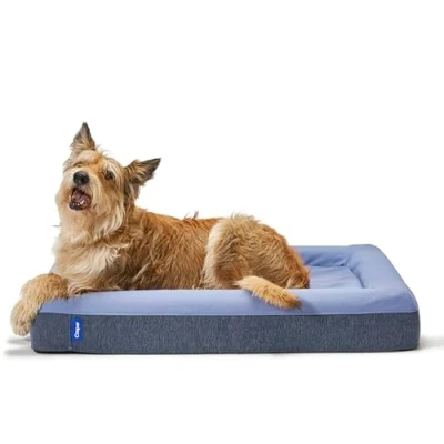 Imagen de Casper Cama para Perro, Espuma viscoelástica, Azul, 64 x 84 15 cm (L W H)