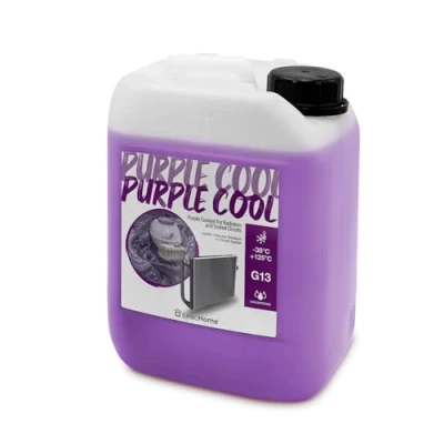 Imagen de ErrecHome Purple Cool, Fluido concentrado para radiadores Morado, anticongelante G13 con paquete de aditivos glicerina, 5 litros