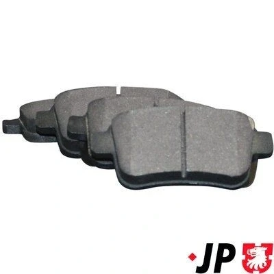 Imagen de JP GROUP 4363700310 Juego de pastillas freno Eje trasero no preparado para indicador desgaste RENAULT: Kangoo II / Grand