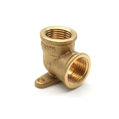 Imagen de DOJA Barcelona Racor Codo Mural H Laton Hembra Grifo para Instalaciones de Riego Conector Codos latón Tuberias Radiadores, Goteo, Aire Comprimido