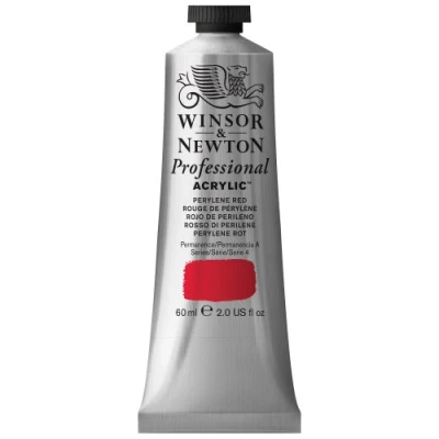 Imagen de Winsor &amp; Newton Professional Acrylic Pintura Acrílica en Tubo, Rojo (Perylene Red), 60 ml